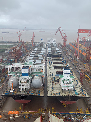 Ubuntu hulls 1540 and 1541 launched into water, sea trials begin